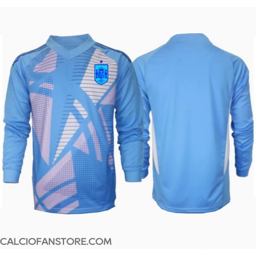 Maglia Calcio Spagna Portiere Prima Divisa Europei 2024 Manica Lunga